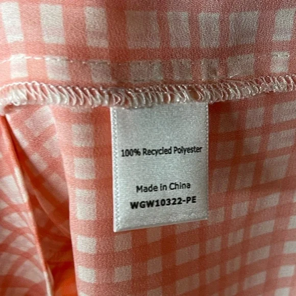 41 Hawthorn Gingham Flowing Tank Top Sz MP - Picture 4 of 4